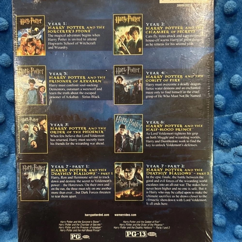 Harry Potter Complete 8-Film DVD Collection - New Sealed - Picture 2 of 3